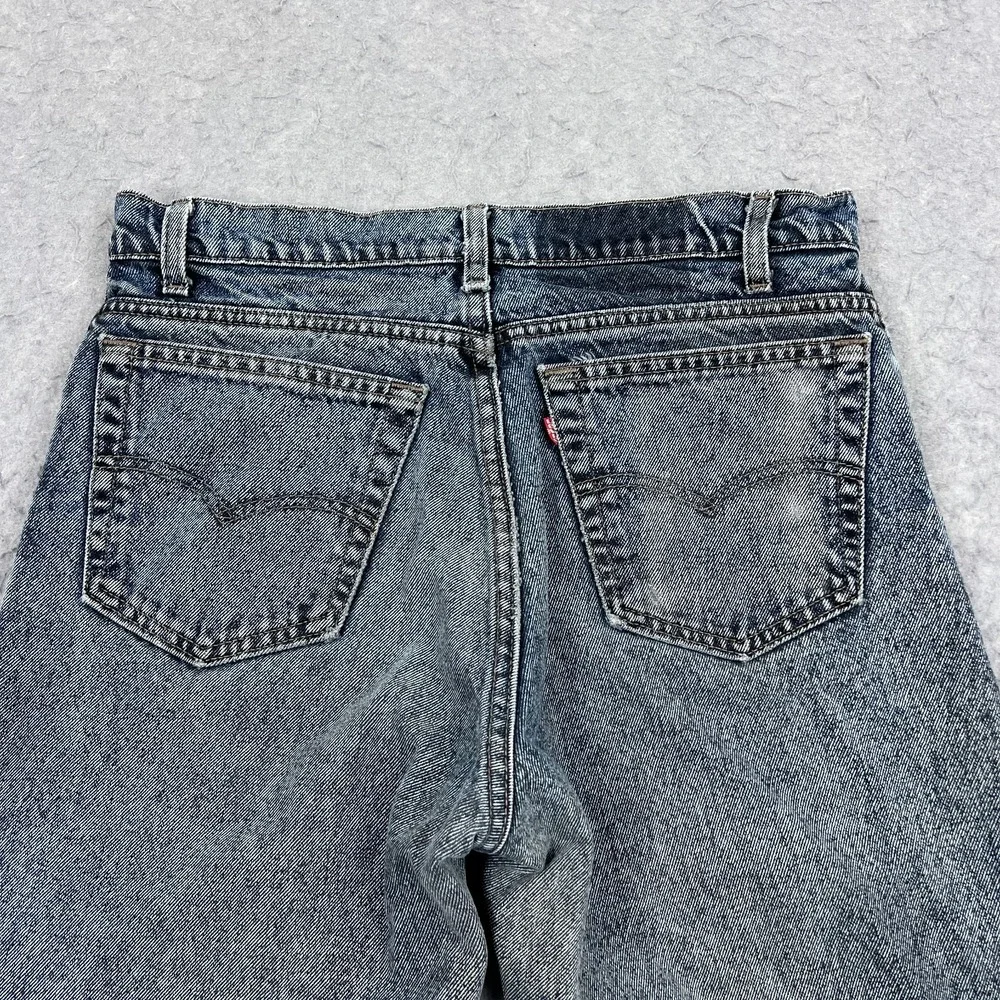 VTG Levis 550 Jeans Men's 34x30* Blue Washed Denim‎ Cotton Red Tab Made in USA